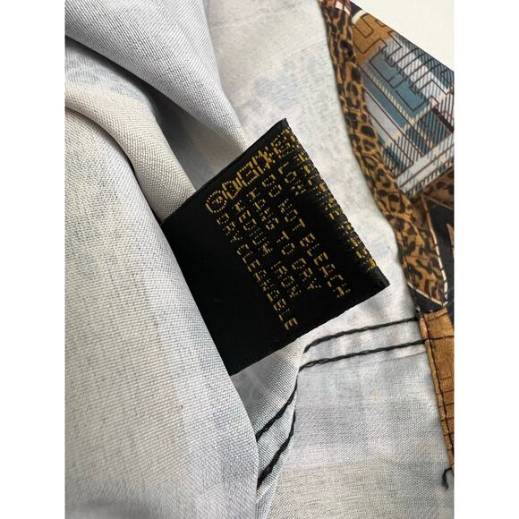 Pavini vintage button up shirt Men’s size Large southwestern Retro - Picture 5 of 9